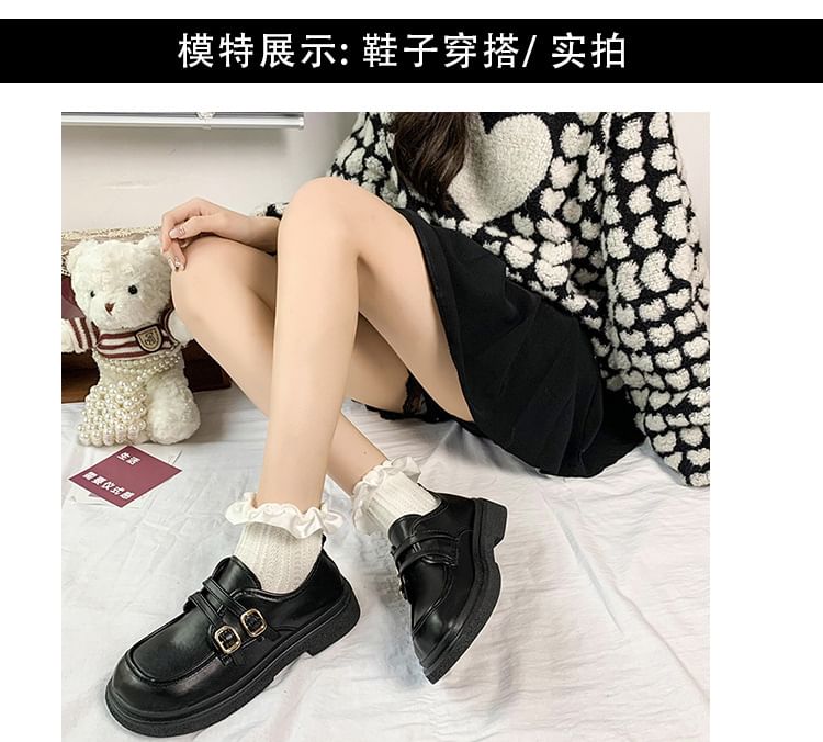 Platform Loafers Buckled