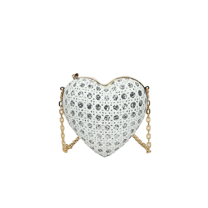 Heart Bag Crossbody Chain Strap