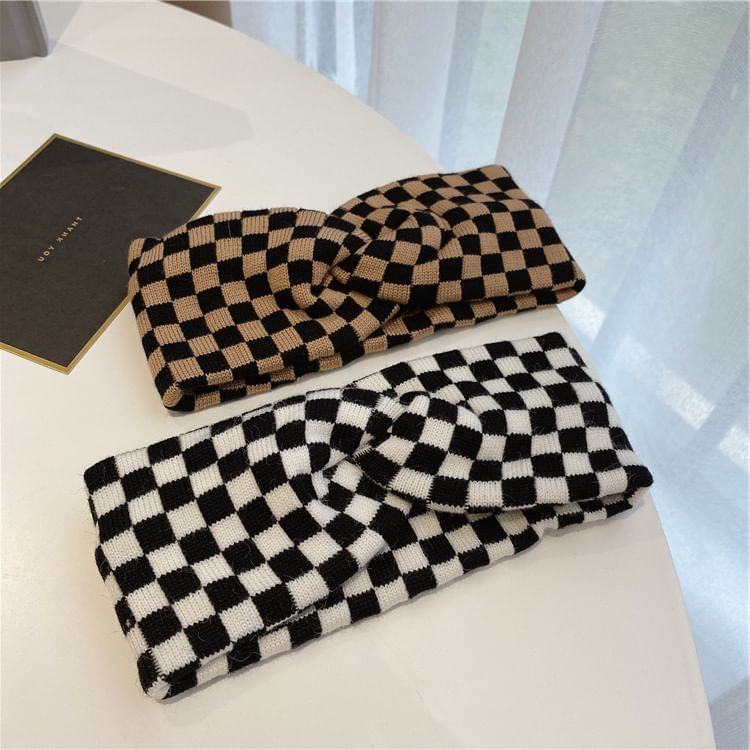 Checker Head Band