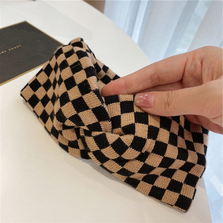 Checker Head Band