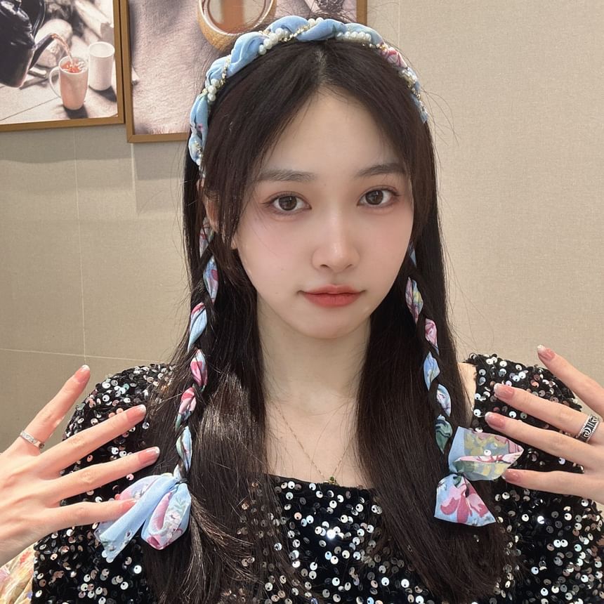 Head Faux Band Pearl