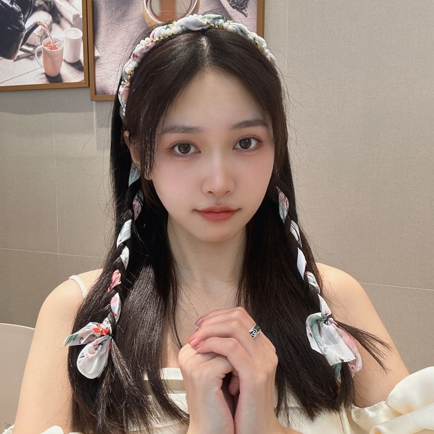 Head Faux Band Pearl