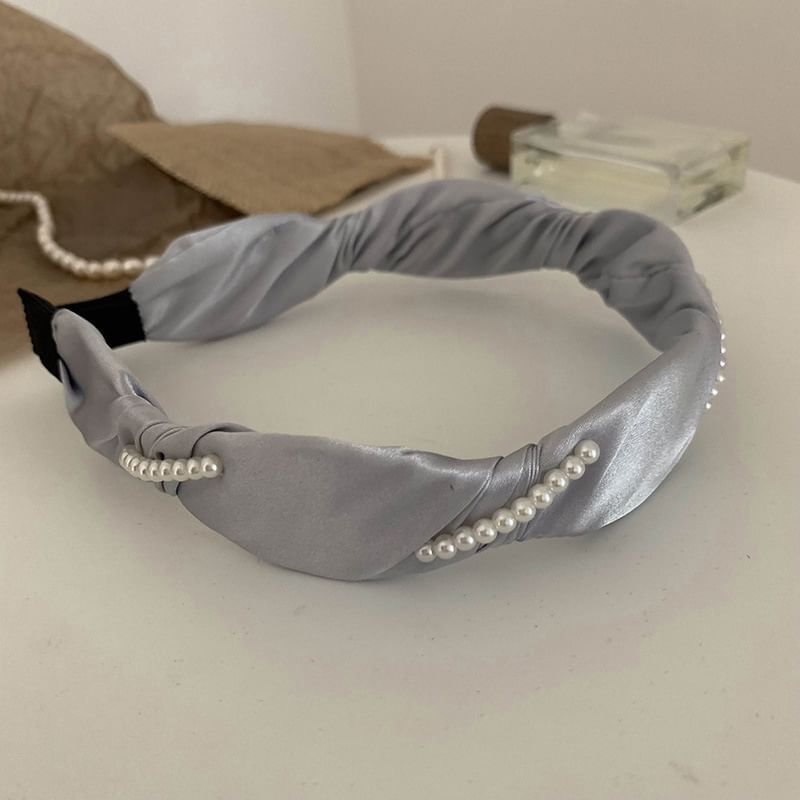 Band Hair Pearl Faux