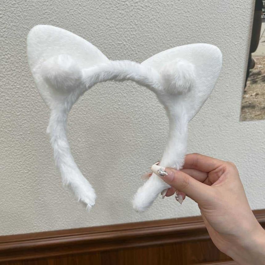 Cat Ear Face Wash Hair Band Headband