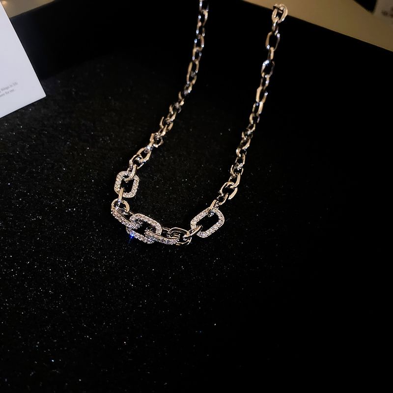 Choker Alloy Rhinestone