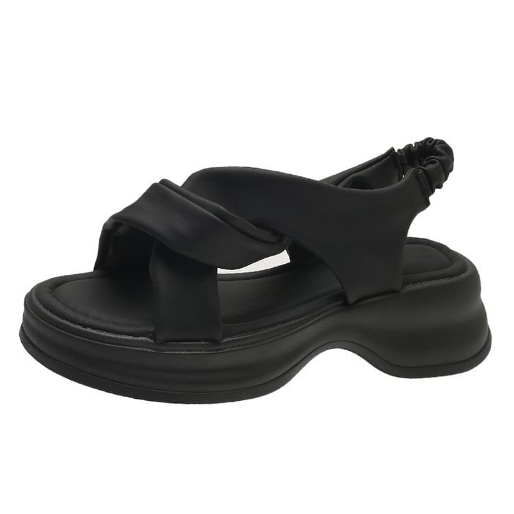 Platform Twist Sandals