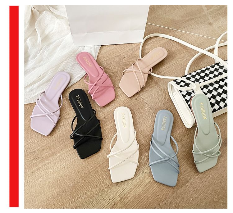 Sandals Slide Plain