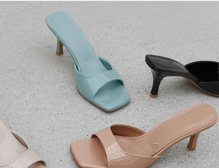 Sandals High Slide Heel