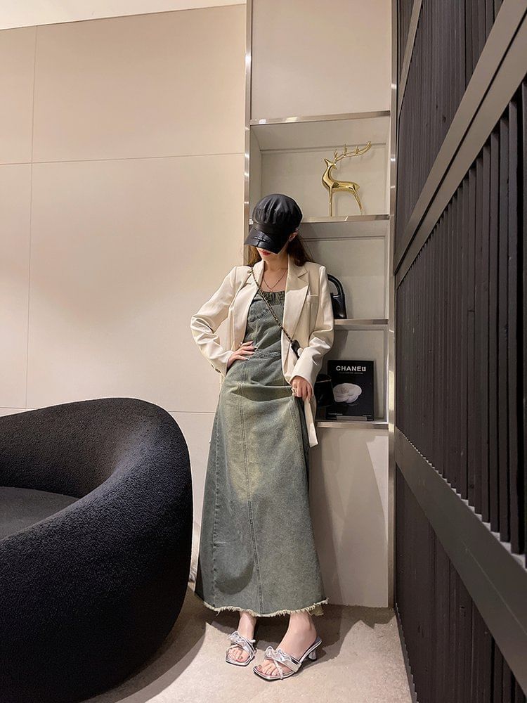 Heel Sandals Low Ruffle Slide