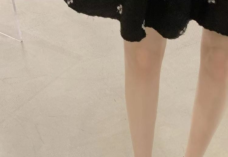 Heel Bow Platform Mary Jane Block Shoes