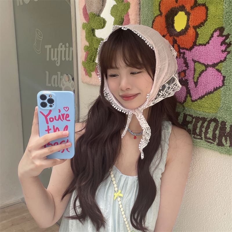 Headkerchief Trim Lace