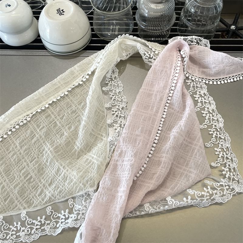 Headkerchief Trim Lace