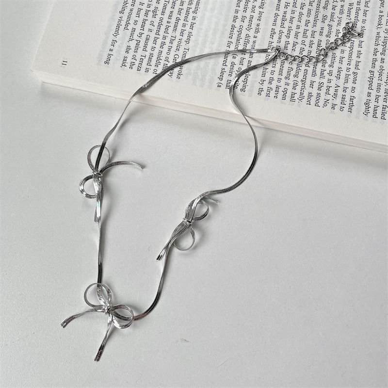 Necklace Snake Bow Chain