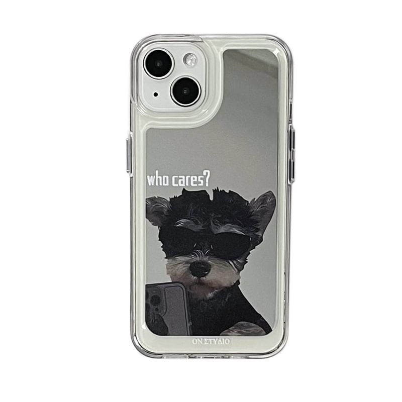 Case Mirrored Dog Phone