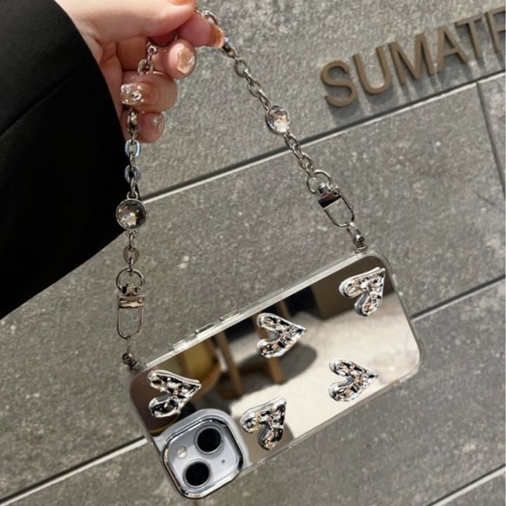 Mirrored Heart Case Phone