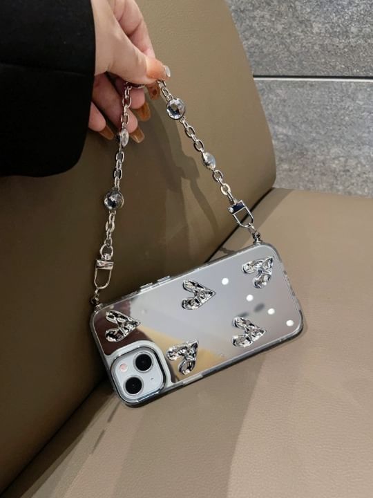 Mirrored Heart Case Phone