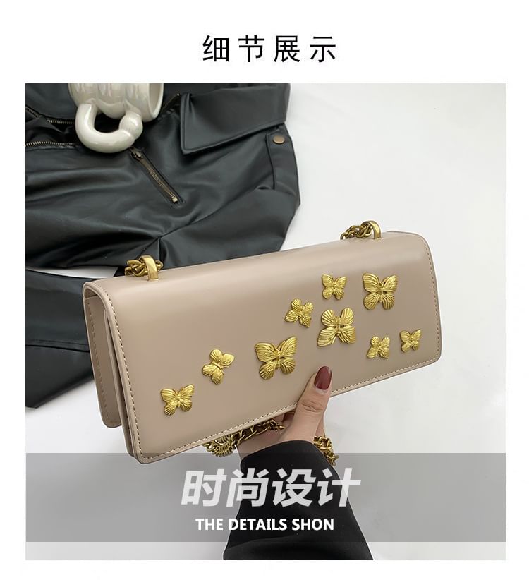 Crossbody Box Butterfly Bag Flap