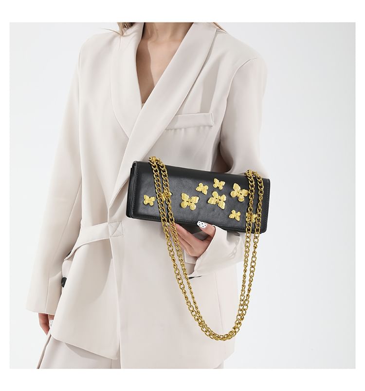 Crossbody Box Butterfly Bag Flap