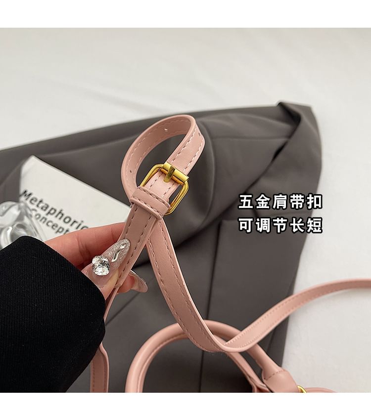 Crossbody Bag Handle Grain Croc Top