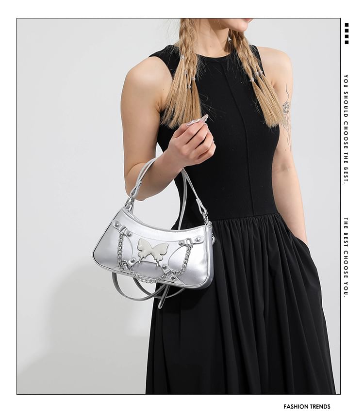 Crossbody Chained Butterfly Bag