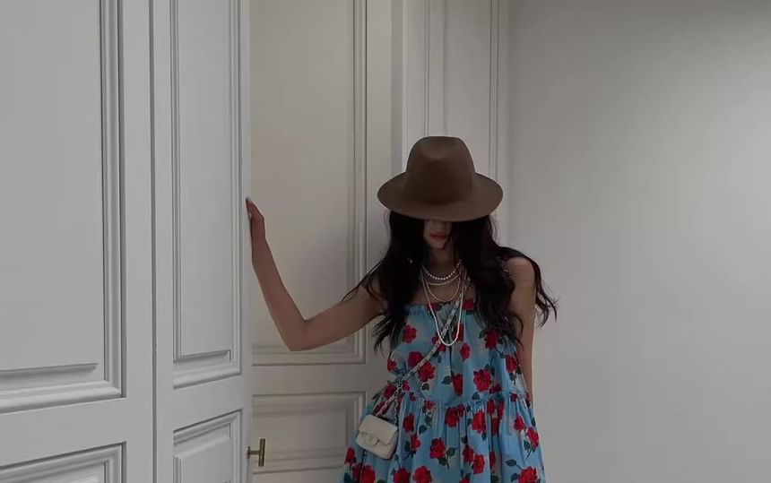 Sleeveless Mini Floral Sundress