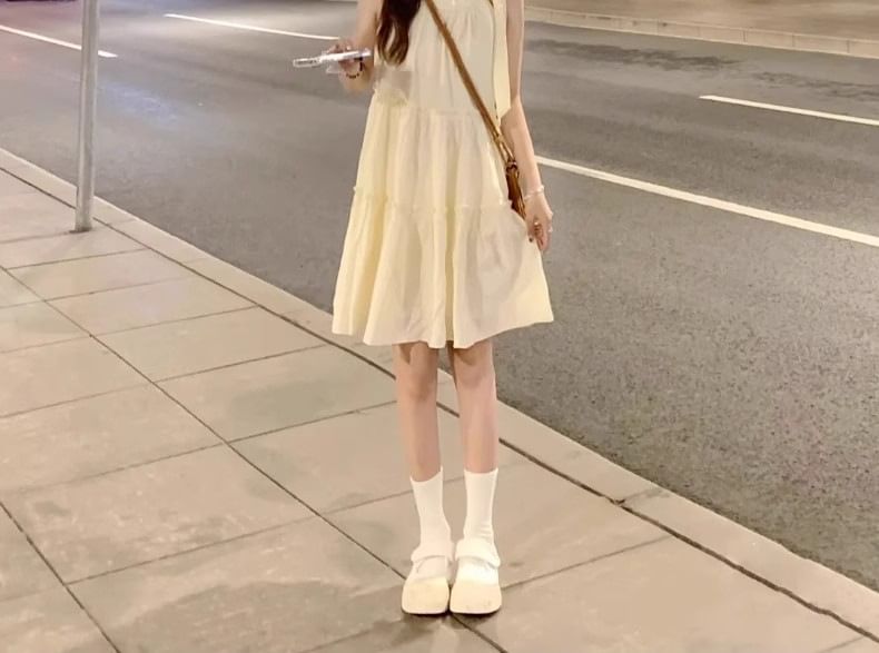 Plain Sundress Sleeveless