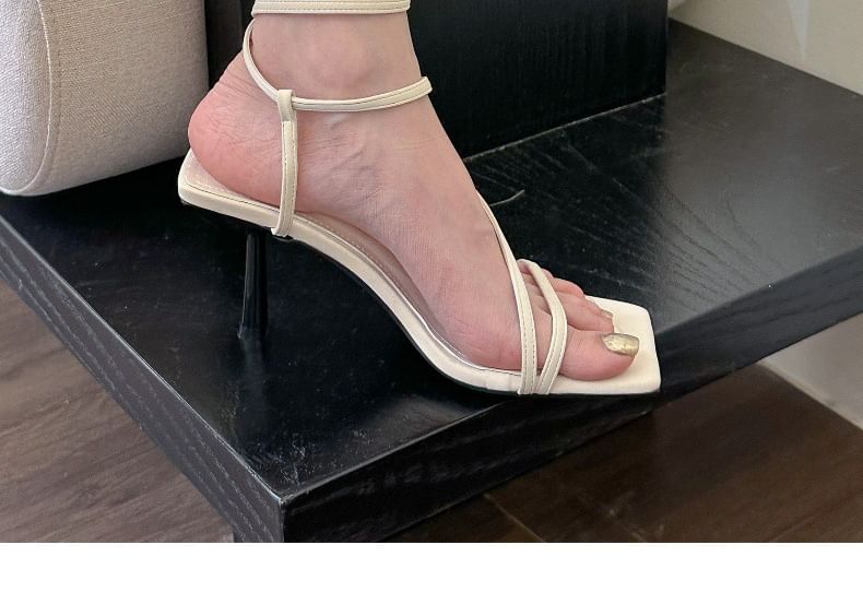 Sandals Strap High Heel Ankle