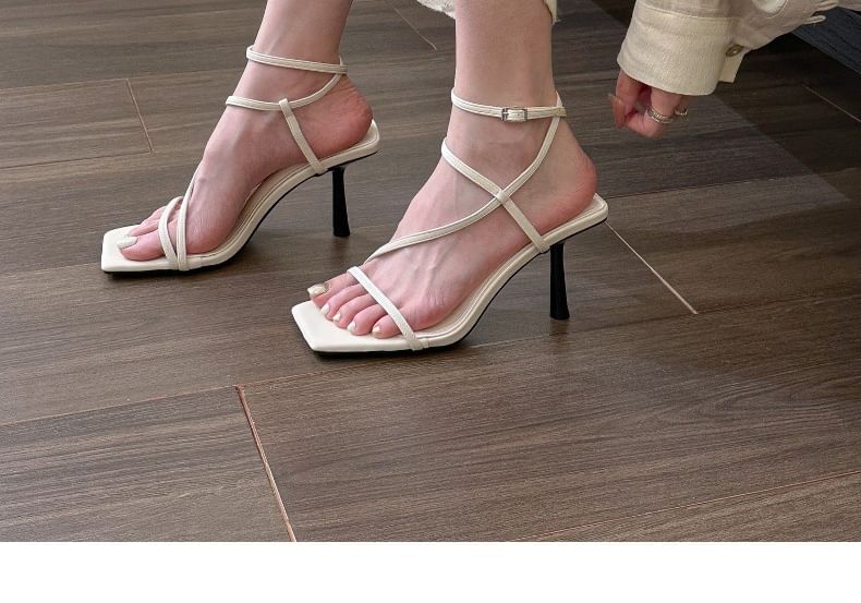 Sandals Strap High Heel Ankle