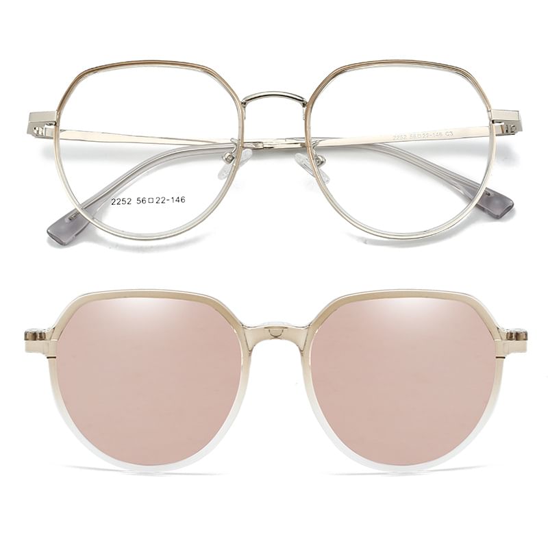 1 Designs) Magnetic Eyeglasses (Various On / in Clip Sunglasses 2