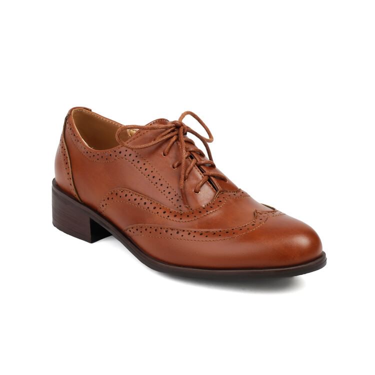 Brogue Shoes Lace-Up Oxford