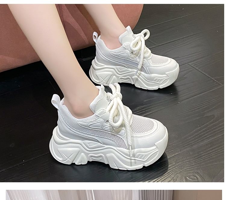 Up Sneakers Platform Lace