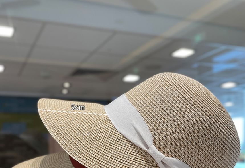 Sun Hat Straw Bow