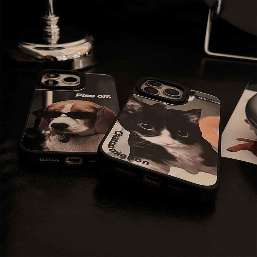 Case Mirrored Phone Animal