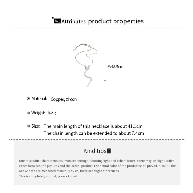 Choker Rhinestone Dangle / Butterfly Alloy Earring