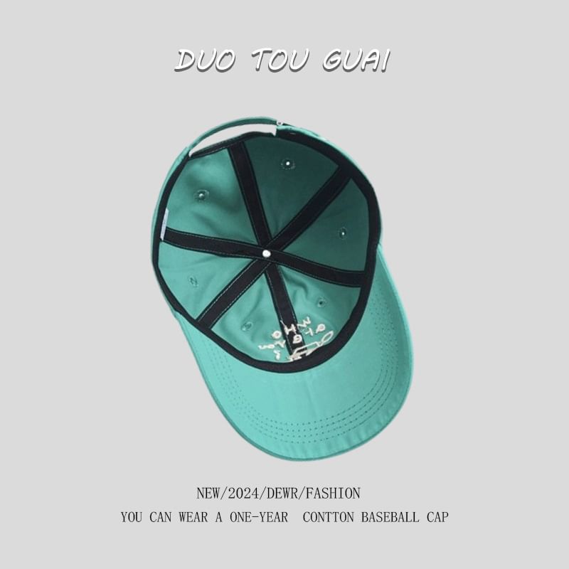 Baseball Cap Cartoon Embroidered