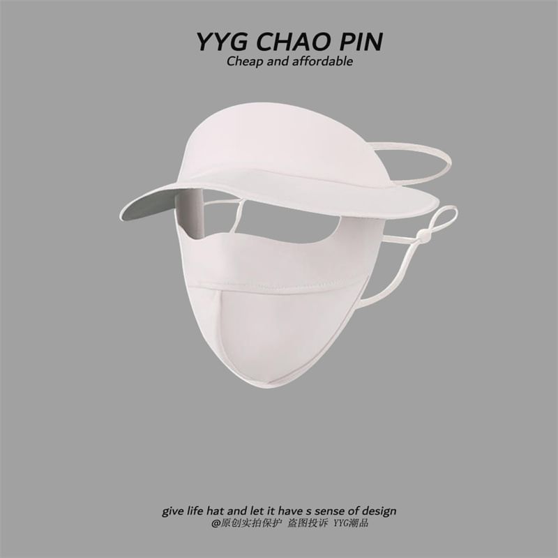 Protection Brim Face Cover Plain with Sun