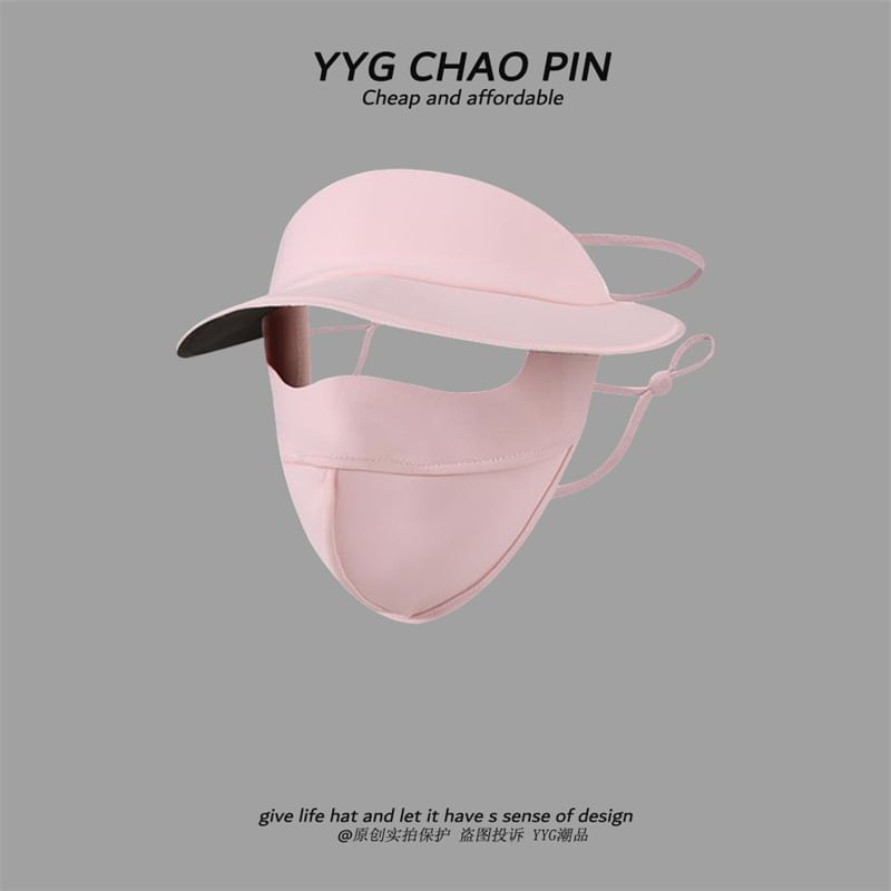 Protection Brim Face Cover Plain with Sun