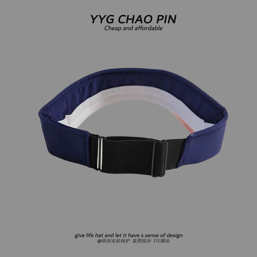 Sun Two Tone Applique Visor