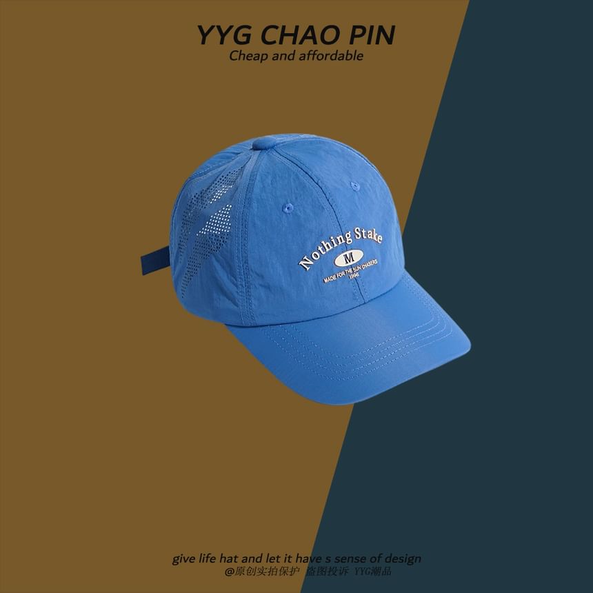 Print Cap Baseball Lettering