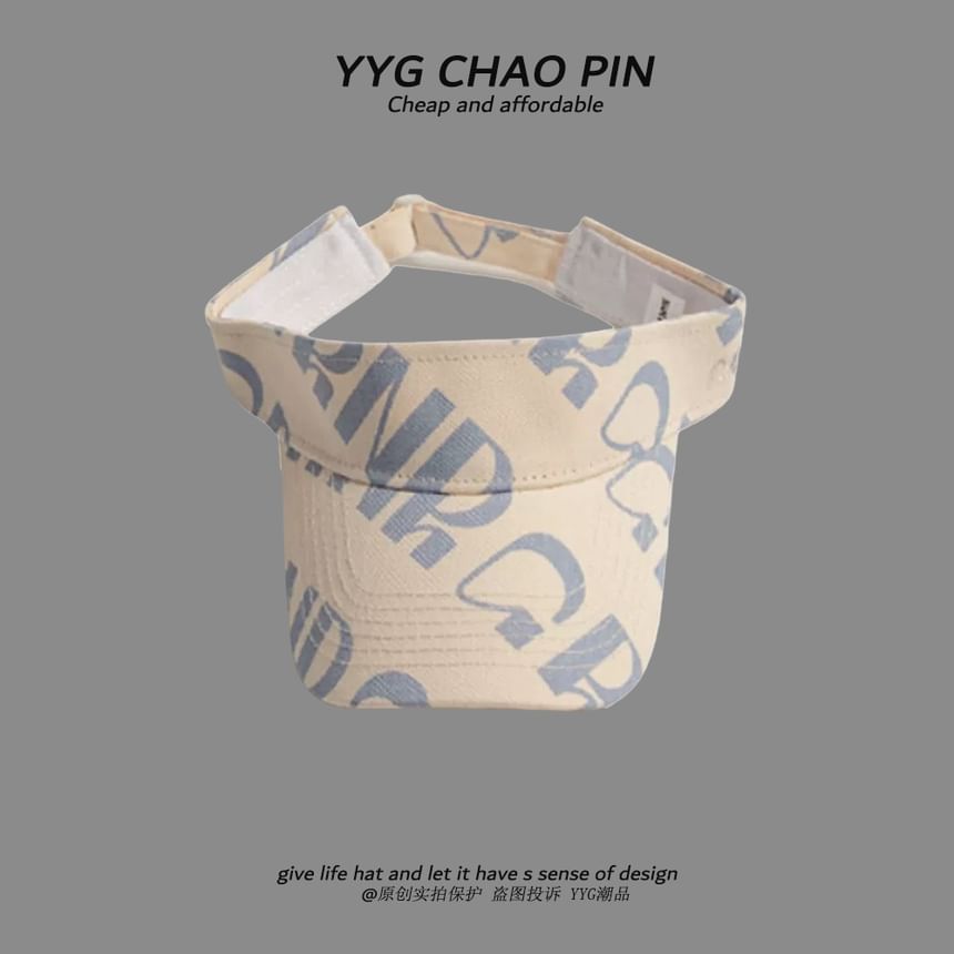 Print Visor Sun Lettering