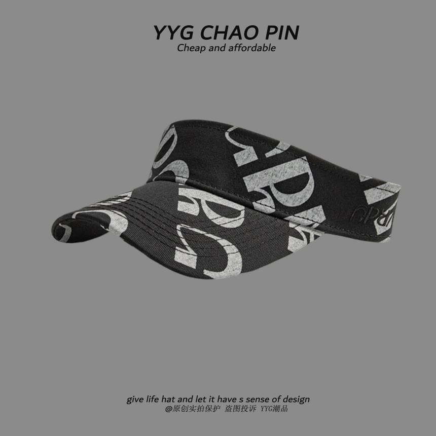 Print Visor Sun Lettering