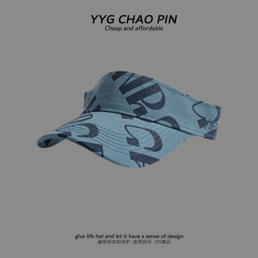 Print Visor Sun Lettering