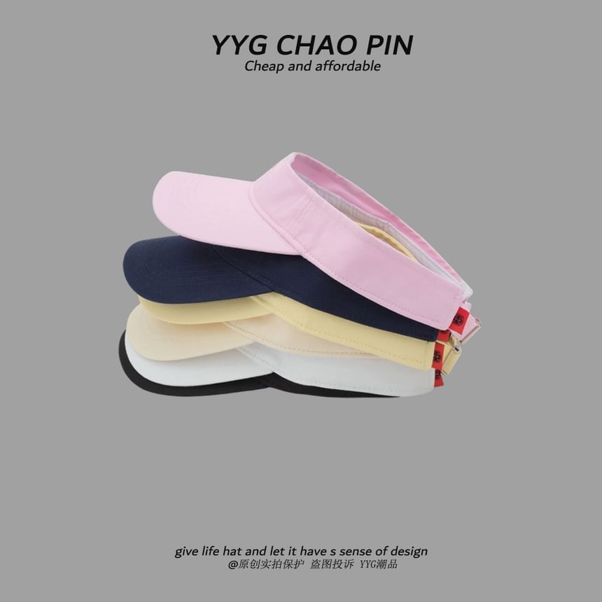 Sun Embroidered Bow Visor