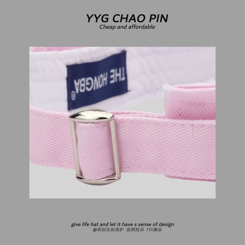 Sun Embroidered Bow Visor