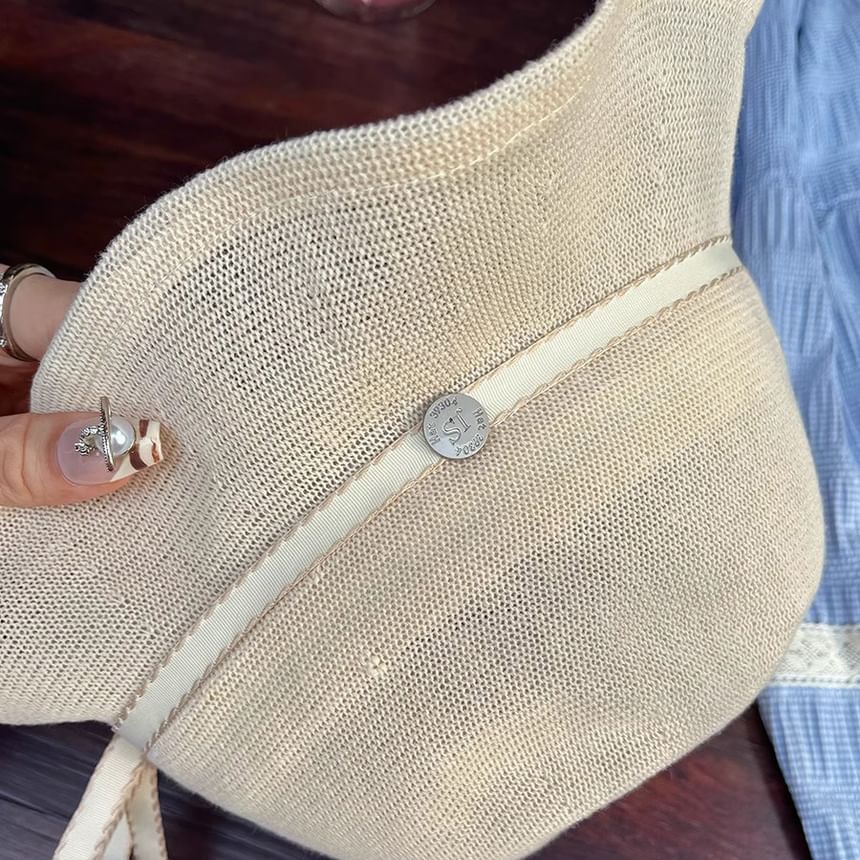 Ruffle Bucket Hat Cotton Linen