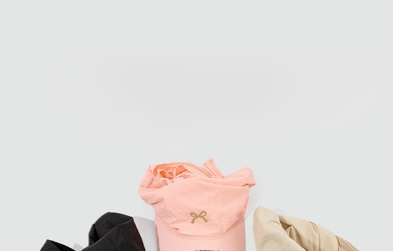 Cap Dry Quick Embroidered Bow