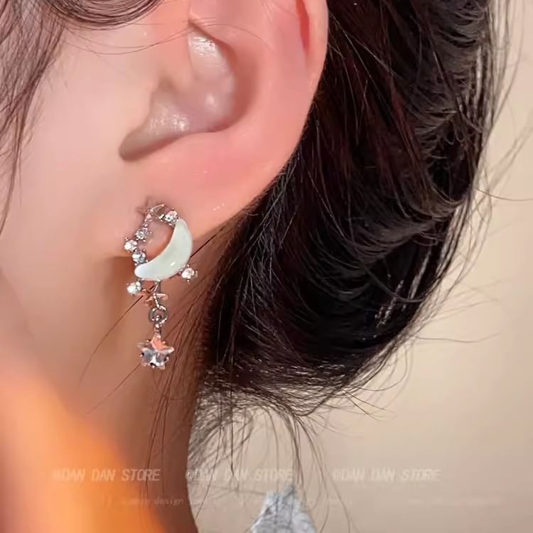 Moon Drop Earring