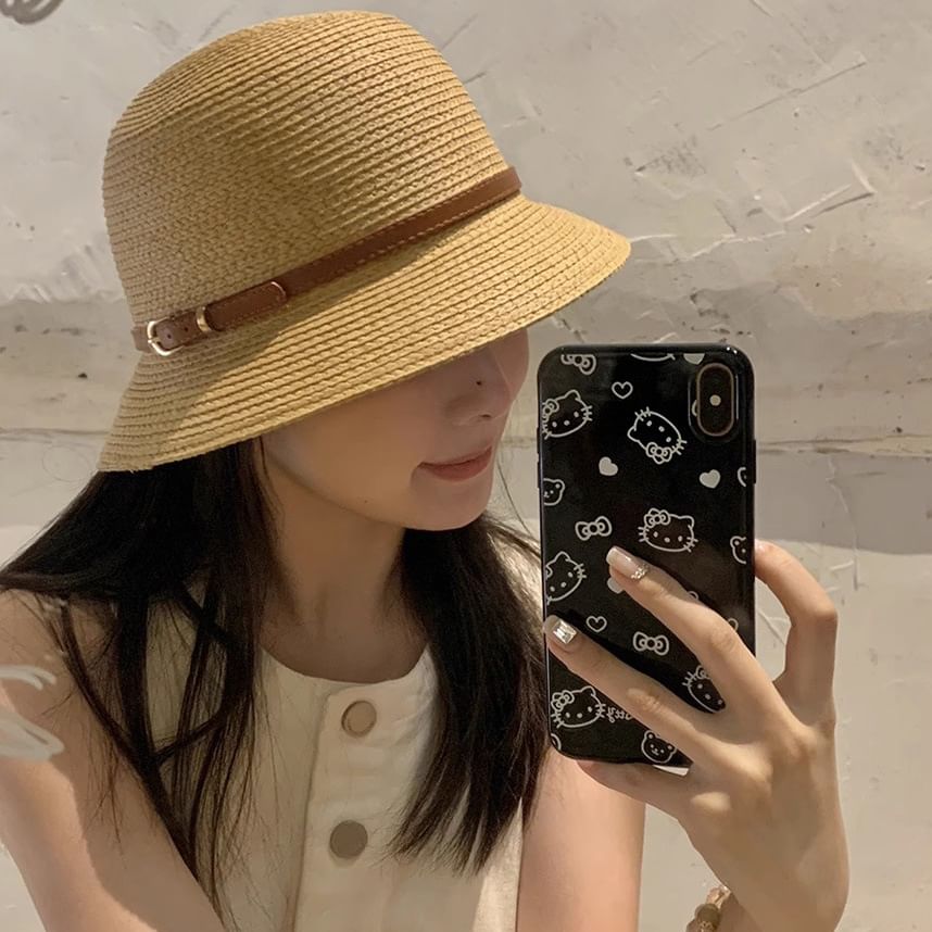 Straw Bucket Hat