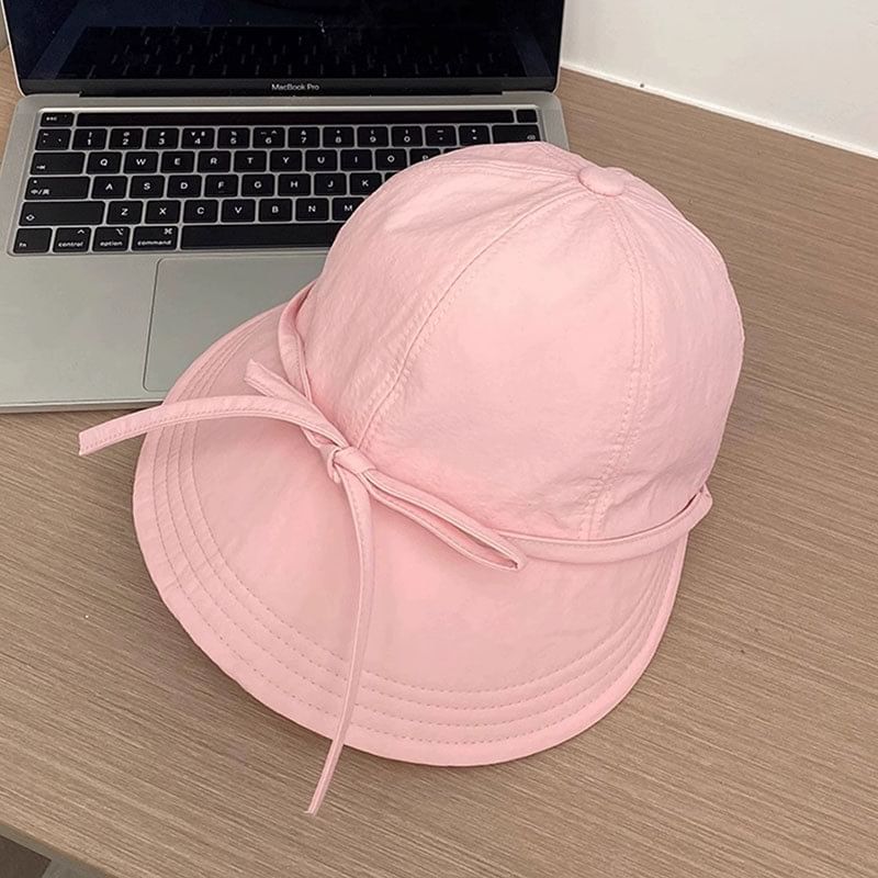 Dry Bow Plain Sun Hat Quick