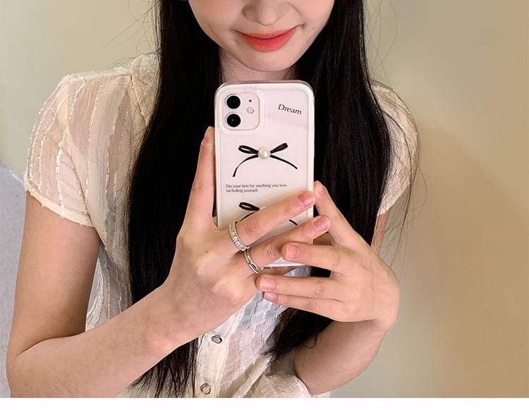 Applique Cap Flat Star Bow